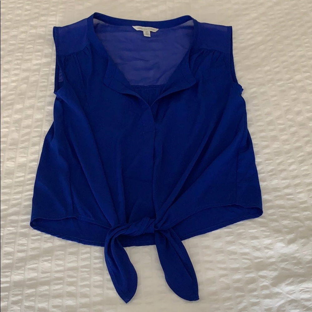 AEO Tie Crop Tank